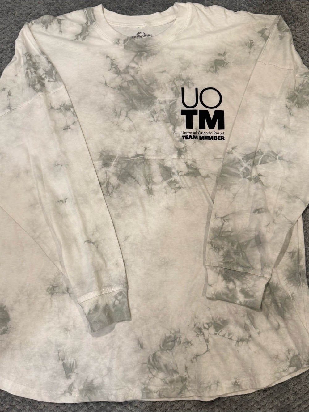 Universal Orlando UOTM Spirit Jersey 🖤🤍 Tie Dye 2XL Team Member Rare